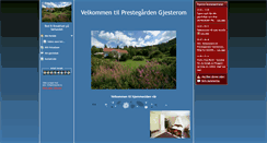 Desktop Screenshot of prestegardengjesterom.com